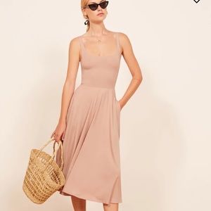 Reformation Rou Fit and Flare Midi Dress M